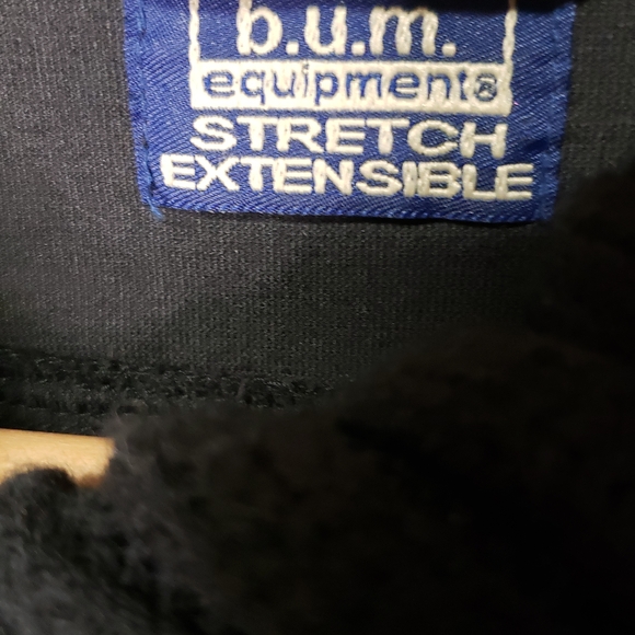 Bum Equipment Black Velvet Jean Jacket - Picture 2 of 3